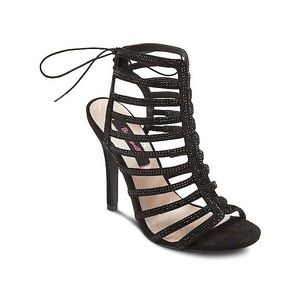 Betsey Johnson Betseyville Stardust Caged Heel